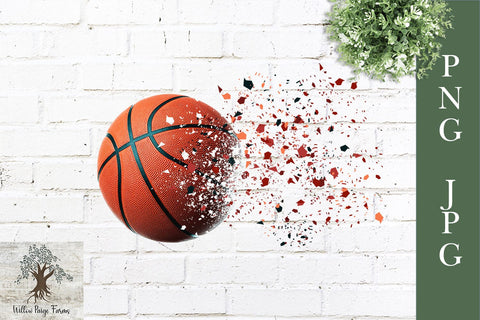 Basketball Sports Bundle SVG PNG JPG SVG Willow Paige Farms 