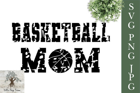 Basketball Sports Bundle SVG PNG JPG SVG Willow Paige Farms 