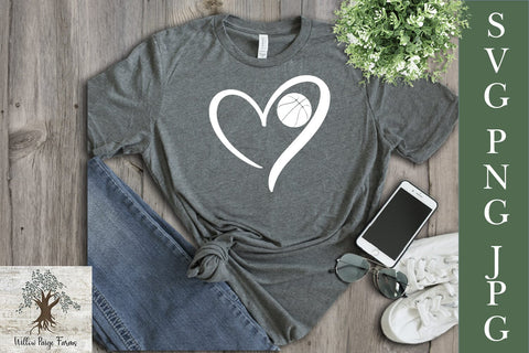 Basketball Sports Bundle SVG PNG JPG SVG Willow Paige Farms 