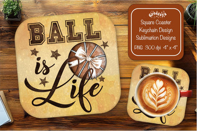 Basketball Square coaster png sublimation Basketball Quote designs Square coaster Sublimation Createya Design 
