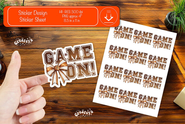 Basketball Stickers PNG printable stickers Print and cut stickers png Game on Sublimation Createya Design 