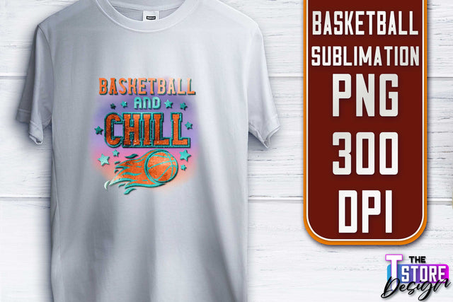 Basketball Sublimation | T-Shirt PNG Design | Sport PNG Design | Basketball Quotes Sublimation The T Store Design 