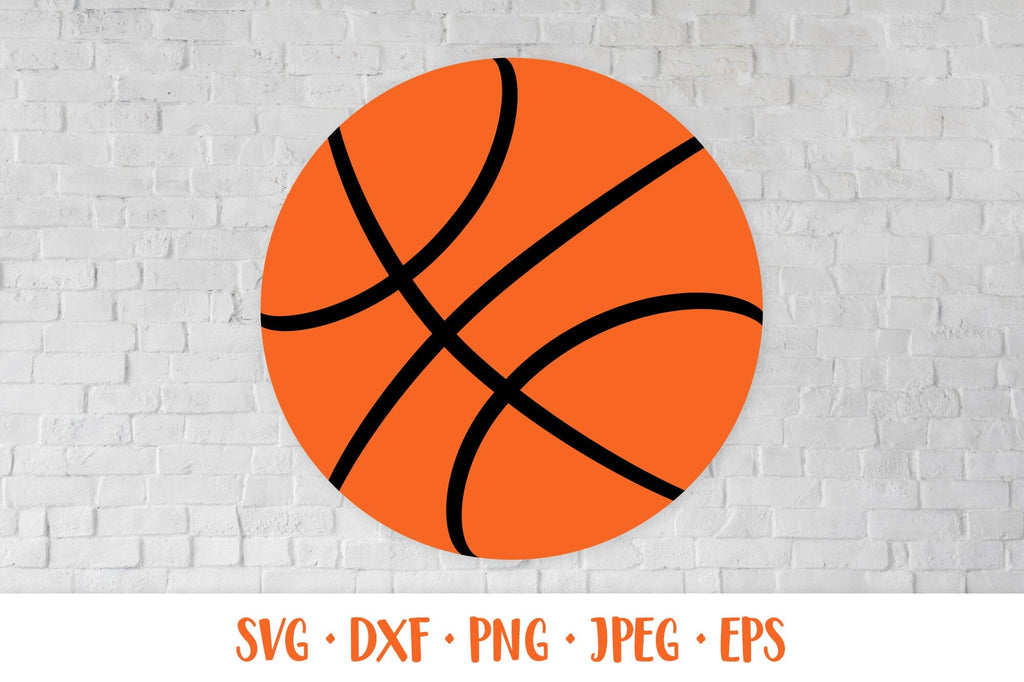 Basketball SVG. Ball cut file. Sports SVG shirt design - So Fontsy