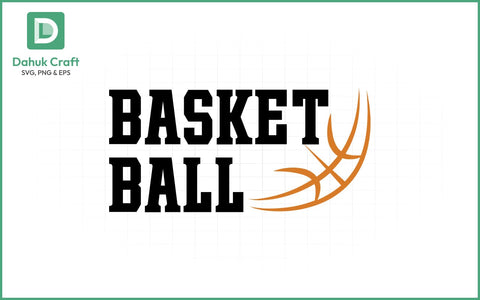 Basketball SVG Logo Design Basketball SVG PNG & EPS V12 SVG dahukdesign 