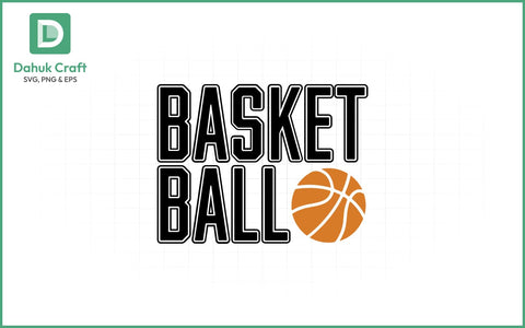Basketball SVG Logo Design Basketball SVG PNG & EPS V9 SVG dahukdesign 