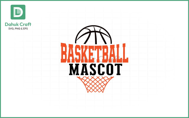 Basketball SVG – Mascot Logo Template SVG PNG & EPS V2 SVG dahukdesign 