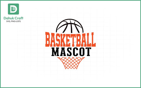 Basketball SVG – Mascot Logo Template SVG PNG & EPS V2 SVG dahukdesign 