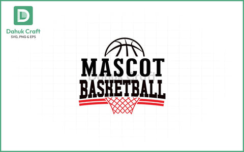 Basketball SVG – Mascot Logo Template SVG PNG & EPS V3 SVG dahukdesign 
