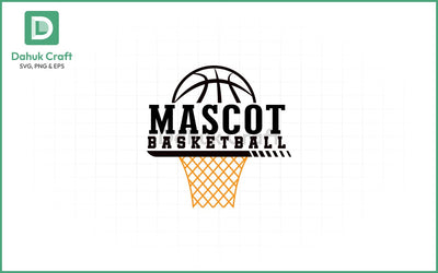 Basketball SVG – Mascot Logo Template SVG PNG & EPS V7 SVG dahukdesign 