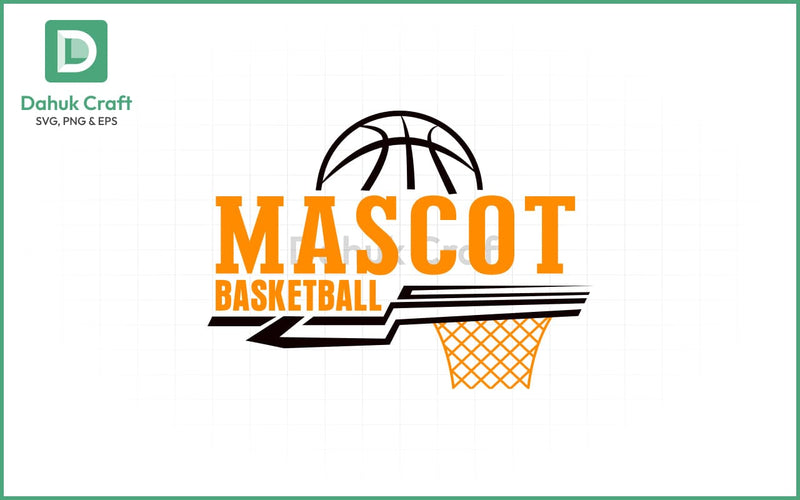 Basketball SVG – Mascot Logo Template SVG PNG & EPS V8 SVG dahukdesign 