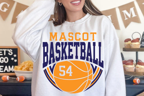Basketball Svg Png, Basketball Team Template Svg Png, Basketball Mom Svg, Svg Files for Cricut, Basketball Team Shirts Svg SVG DesignDestine 