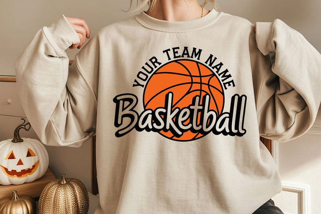 Basketball Team Name SVG Template: Cricut & Shirt Design SVG DesignDestine 