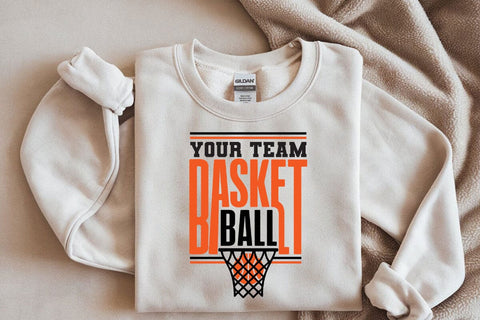Basketball Team Name SVG Template: Cricut & Shirt Design SVG DesignDestine 