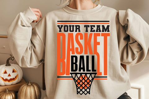 Basketball Team Name SVG Template: Cricut & Shirt Design SVG DesignDestine 