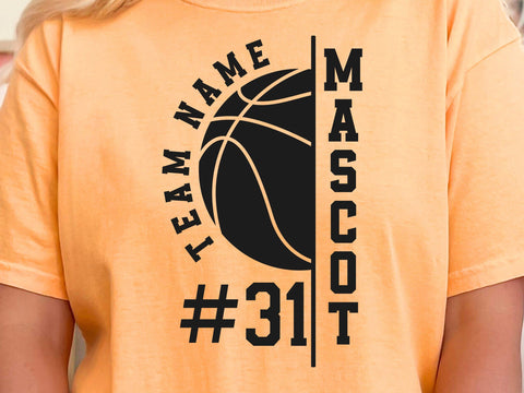 Basketball Team SVG, Player Template Svg, Custom Svg Design , Custom Basketball Svg SVG DesignDestine 
