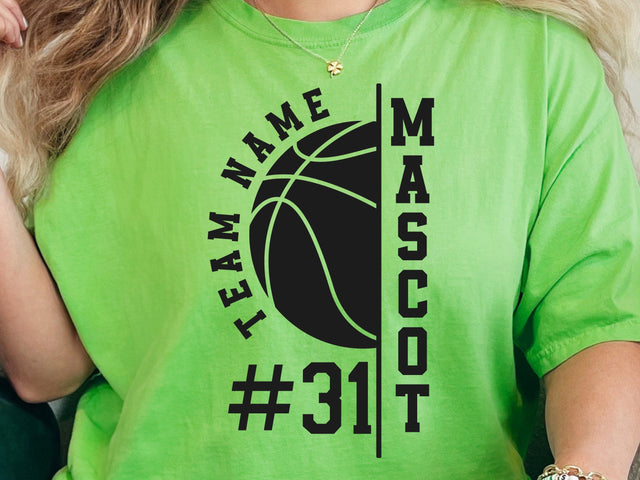 Basketball Team SVG, Player Template Svg, Custom Svg Design , Custom Basketball Svg SVG DesignDestine 