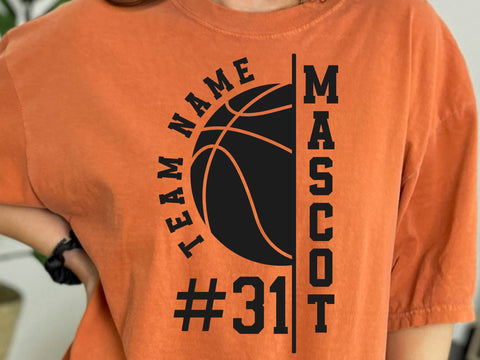 Basketball Team SVG, Player Template Svg, Custom Svg Design , Custom Basketball Svg SVG DesignDestine 