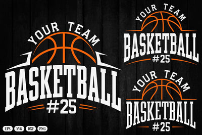 Basketball Team Svg, Png, Team Logo Template SVG DesignDestine 