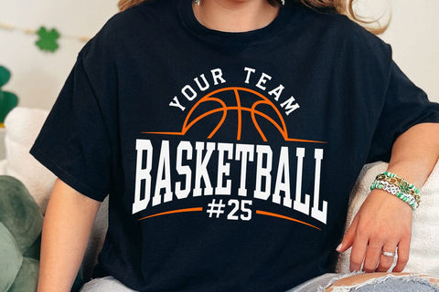 Basketball Team Svg, Png, Team Logo Template SVG DesignDestine 