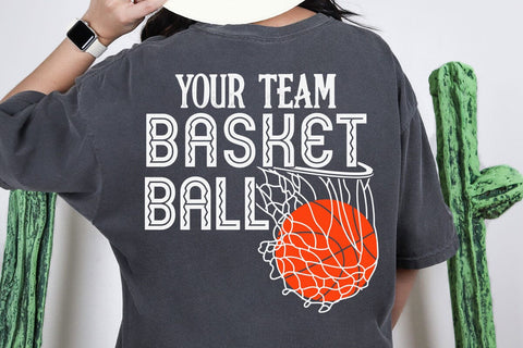 Basketball Team Svg, Team Shirts, Basketball Svg Designs, Basketball Svg, Svg Designs, Basketball Logo, Svg for Cricut, Basketball Mom Svg SVG DesignDestine 
