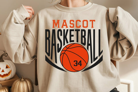 Basketball Team Template SVG PNG, Mascot Template svg, Basketball svg, Your Team svg, Basketball Mascot, Basketball Team Shirt SVG DesignDestine 