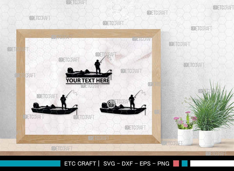 Bass Boat SVG Cut Files, Boat Silhouette, Skeeter Svg, Bass Fishing Svg, Gone Fishing Svg, Fishing Boat Svg, Fisherman Svg, Construction Bundle, SVG ETC Craft 