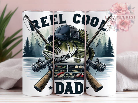 Bass Fish 20oz Tumbler Wrap PNG, Fishing Tumbler Png, Straight & Tapered Tumbler Wrap, Instant Digital Download Sublimation Li Zamperini 