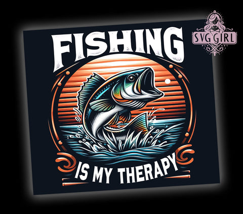 Bass Fishing 20oz Tumbler Wrap Sublimation Design, Straight Tapered Tumbler Wrap, Fishing Tumbler Png, Instant Digital Download Sublimation SvggirlplusArt 