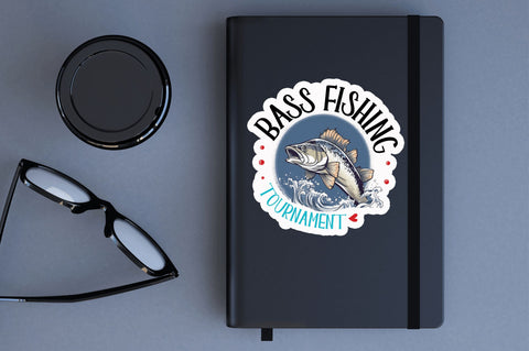Bass fishing tournament Sticker Design Sublimation Regulrcrative 