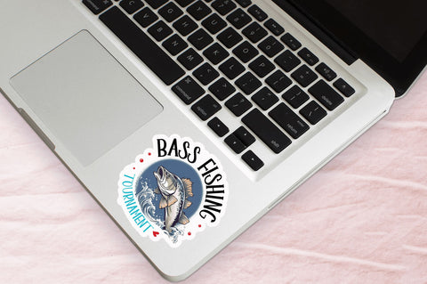 Bass fishing tournament Sticker Design Sublimation Regulrcrative 