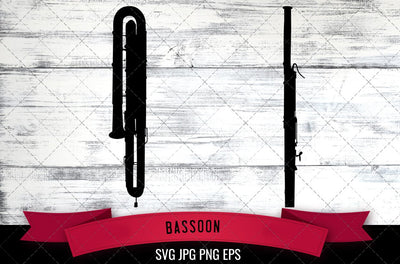 Bassoon SVG, Musical Instrument SVG SVG Loveleen Kaur 