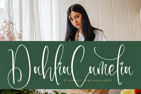 Basstemia Florasita - Beautiful Handwritten Font Font Letterena Studios 