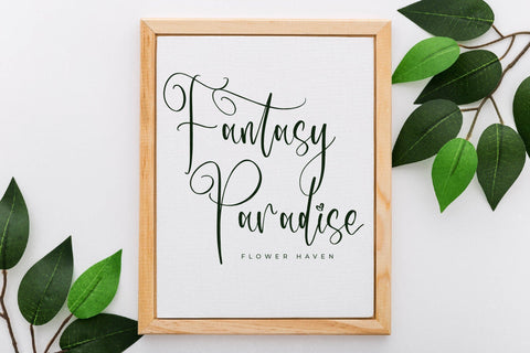 Basstemia Florasita - Beautiful Handwritten Font Font Letterena Studios 