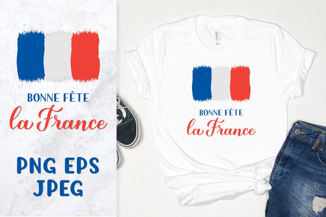 Bastille Day sublimation design. Bonne fete la France Sublimation LaBelezoka 