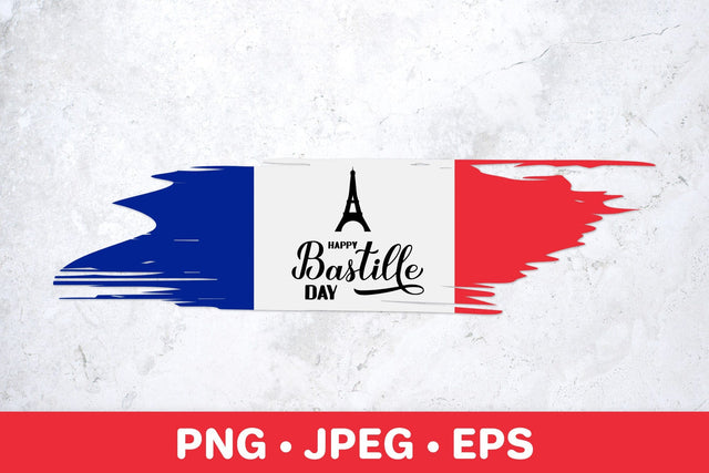 Bastille Day sublimation design. National Day in France Sublimation LaBelezoka 