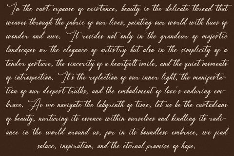 Bastimber Mofatega - Modern Beauty Script Font Letterena Studios 