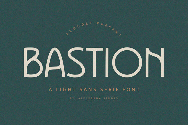 Bastion - Sans Serif Font Font Alpaprana Studio 