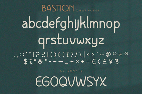 Bastion - Sans Serif Font Font Alpaprana Studio 