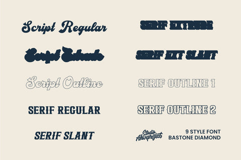 Bastone Diamond Font ahweproject 