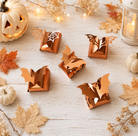 Bat Box SVG Bundles - Halloween Candy Box Template - No Glue Twist Top Treat Holder Spooky Treat Package Cut File for Cricut Silhouette SVG DreamingSVG 