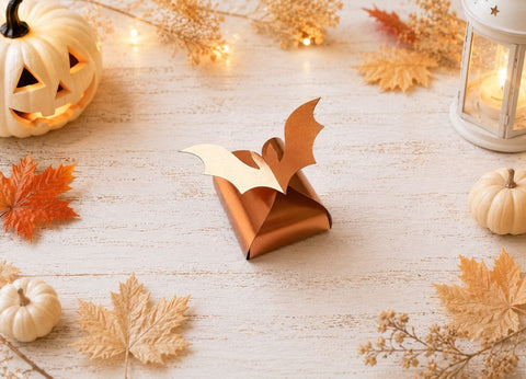 Bat Box SVG Bundles - Halloween Candy Box Template - No Glue Twist Top Treat Holder Spooky Treat Package Cut File for Cricut Silhouette SVG DreamingSVG 