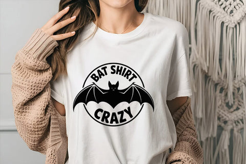 Bat Shirt Crazy SVG Angelina750 