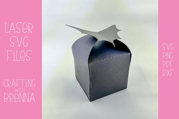 Bat Treat Box Laser SVG File SVG Crafting With Brenna 