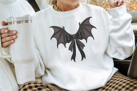 Bat Wing Bow Halloween Embroidery Embroidery/Applique DESIGNS designartist 