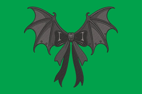 Bat Wing Bow Halloween Embroidery Embroidery/Applique DESIGNS designartist 