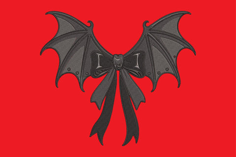 Bat Wing Bow Halloween Embroidery Embroidery/Applique DESIGNS designartist 