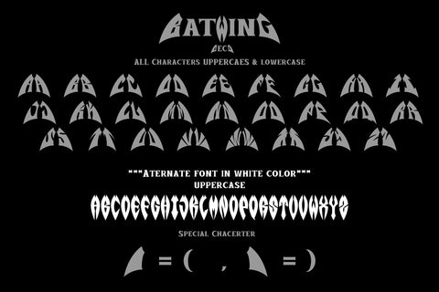 Bat Wing Font BB Digital Arts 