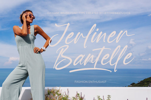 Baterty Spotteam - Elegant Brush Font Type Font Letterena Studios 