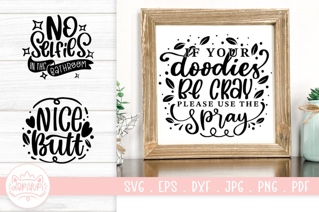 Bathroom Sign SVG Cut File SVG dapiyupi store 