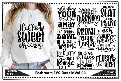 Bathroom SVG Bundle Vol-03 SVG shah alam 